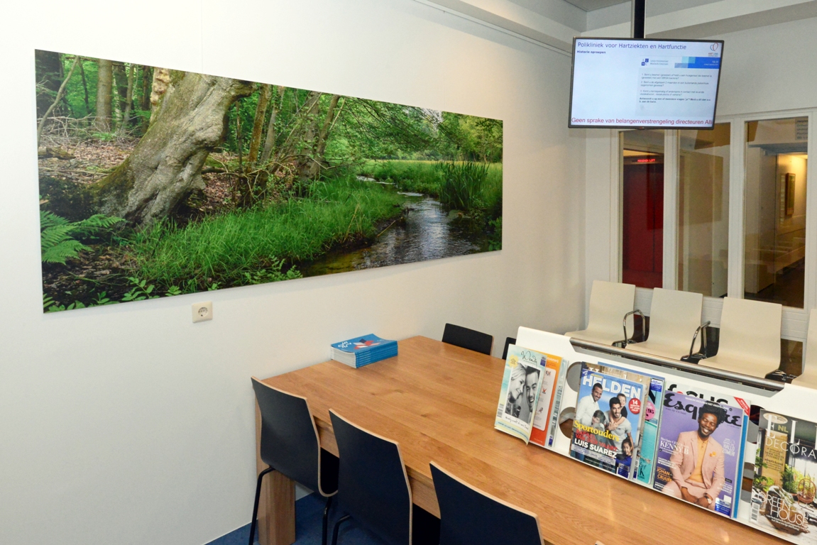 Fotopaneel wandfoto wachtkamer ziekenhuis